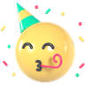 3d for party emoji