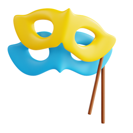 Party Eye Mask  3D Icon