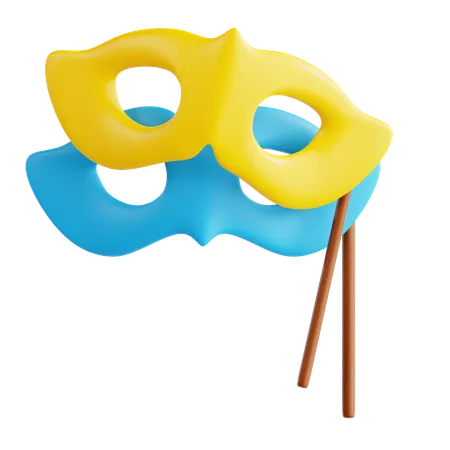 Party Eye Mask  3D Icon