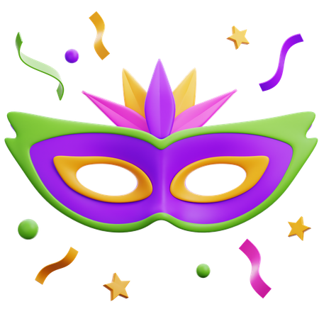 Party Eye Mask  3D Icon