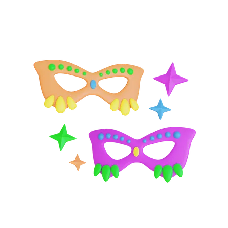 Party Eye Mask  3D Icon
