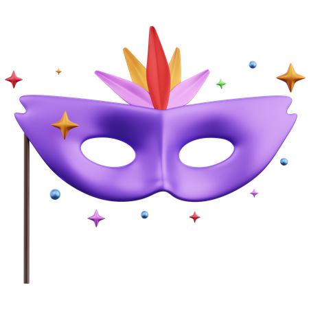 Party Eye Mask 3D Icon