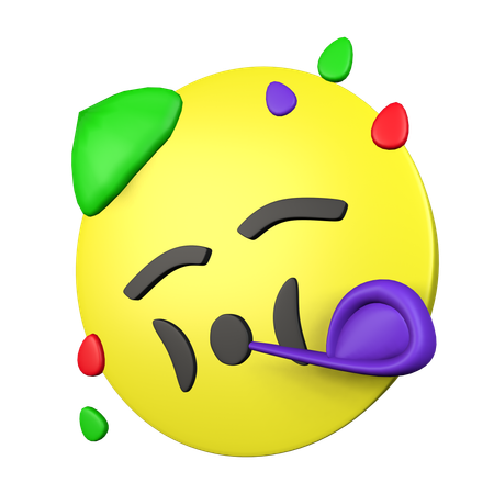Party Face  3D Icon