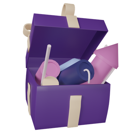 Party-Feuerwerk  3D Icon