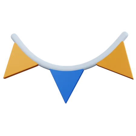 Party Flag  3D Icon