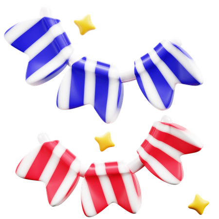 Party Garlands  3D Icon