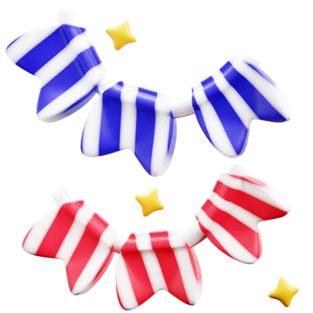 Party Garlands  3D Icon