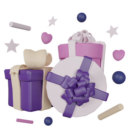 Partygeschenke  3D Icon