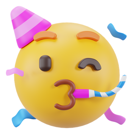 Party-Gesicht  3D Icon