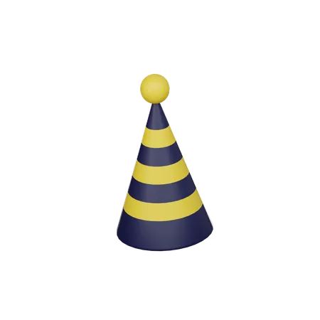 Party Hat 3 D Icon 3D Icon