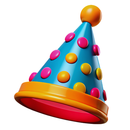 パーティーハット  3D Icon