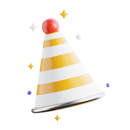 Party hat  3D Icon