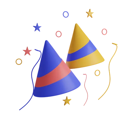 Party hat  3D Icon