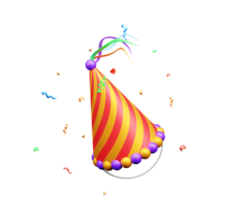 Party Hat  3D Icon