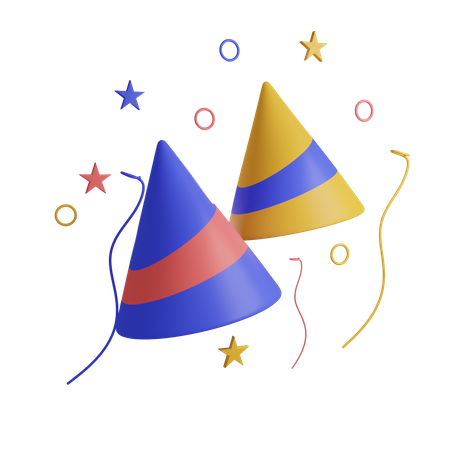 Party hat 3D Icon