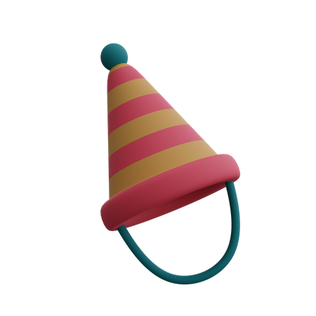 Party hat 3D Icon