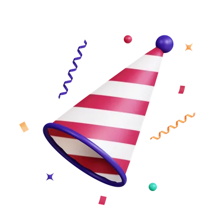 Party Hat 3D Icon