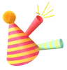 Party Hat And Party Blower