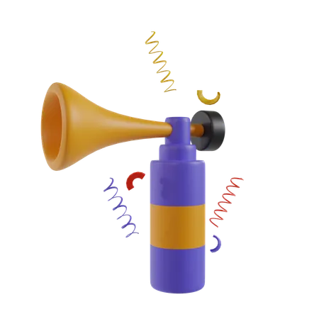 Party Horn  3D Icon