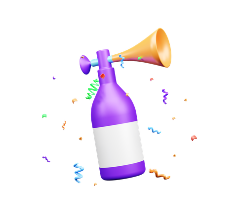 Party Horn  3D Icon