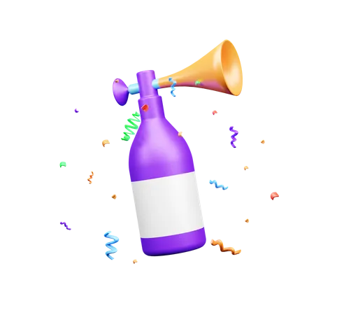 Party Horn  3D Icon