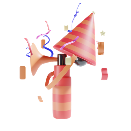 Party Horn  3D Icon