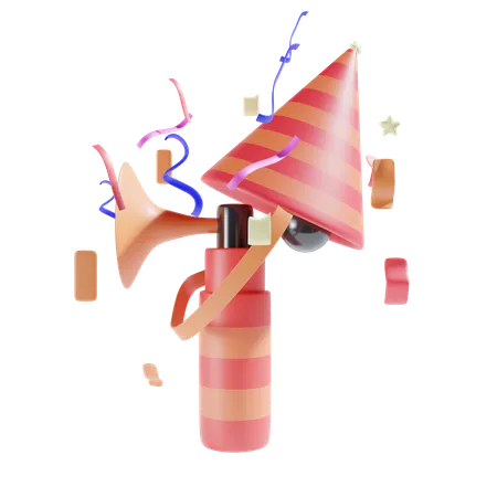 Party Horn  3D Icon