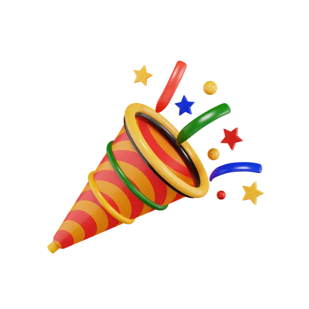 Party Horn  3D Icon