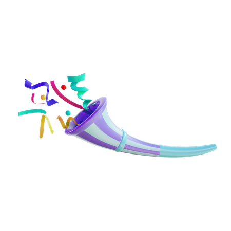 Party Horn  3D Icon