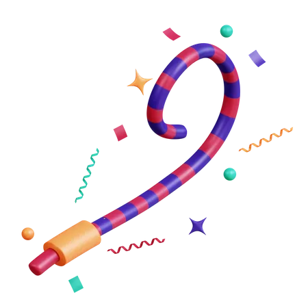 Party Horn  3D Icon