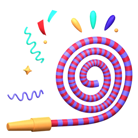 Party Horn  3D Icon