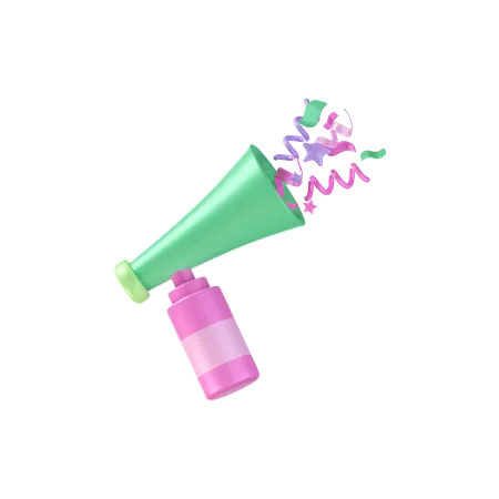 Party Horn 3D Icon