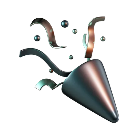 Party horn  3D Icon
