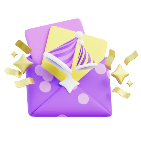 Party Invitation  3D Icon