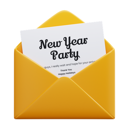 Party Invitation  3D Icon