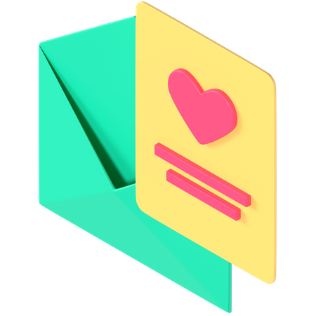 Party Invitation  3D Icon