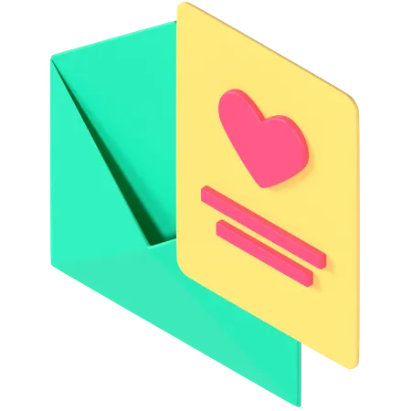 Party Invitation  3D Icon