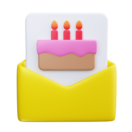 Party Invitations  3D Icon