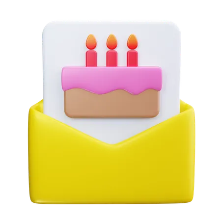 Party Invitations  3D Icon