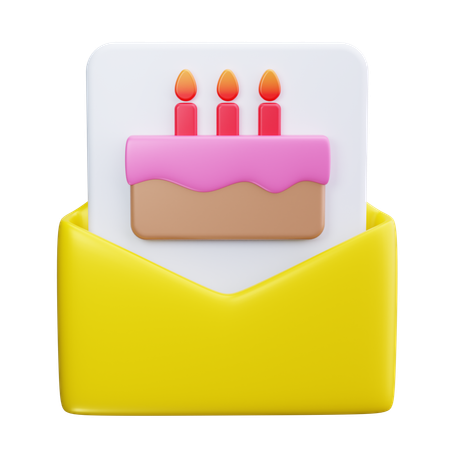 Party Invitations  3D Icon