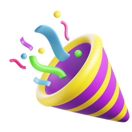 Party Konfetti  3D Icon