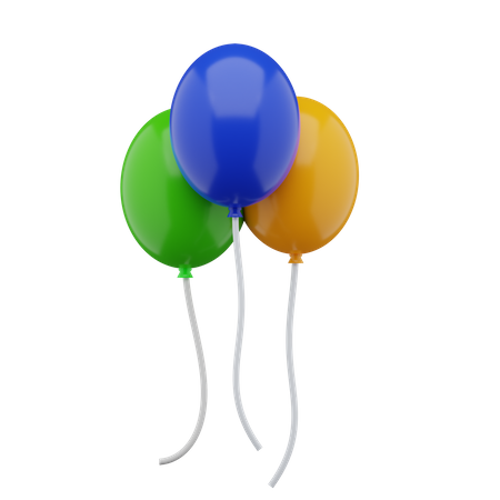 Party-Luftballons  3D Icon