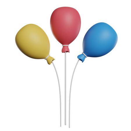 Party-Luftballons  3D Icon