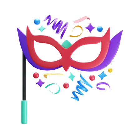 Party mask  3D Icon