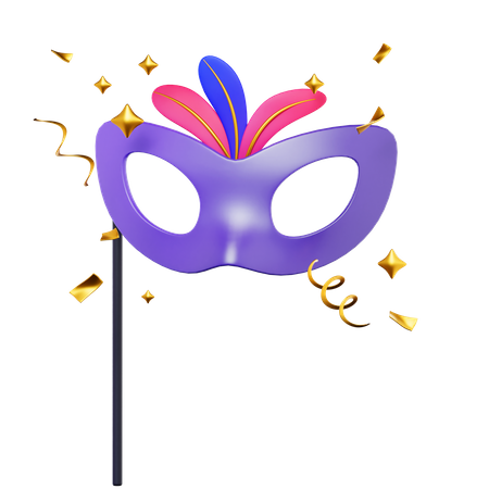 Party Mask 3D Icon