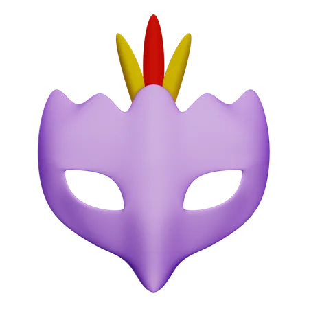 3 D Party Mask Illustration 3D Icon