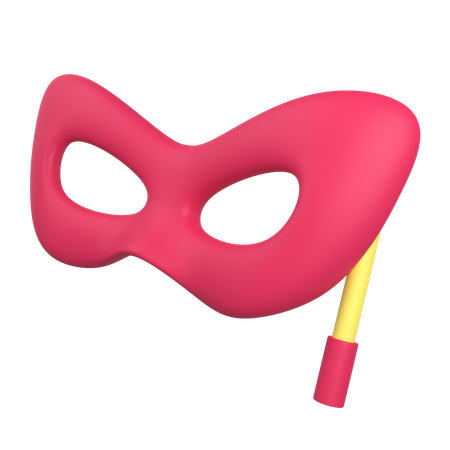 Partymaske  3D Illustration