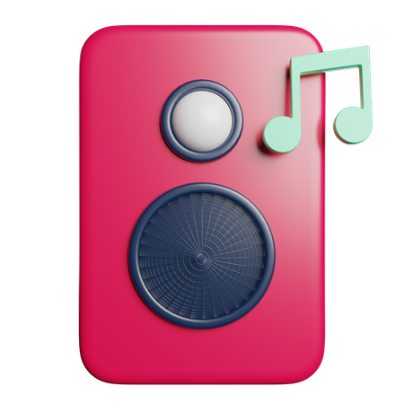 Party Music  3D Icon