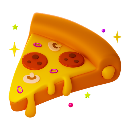 파티 피자  3D Icon