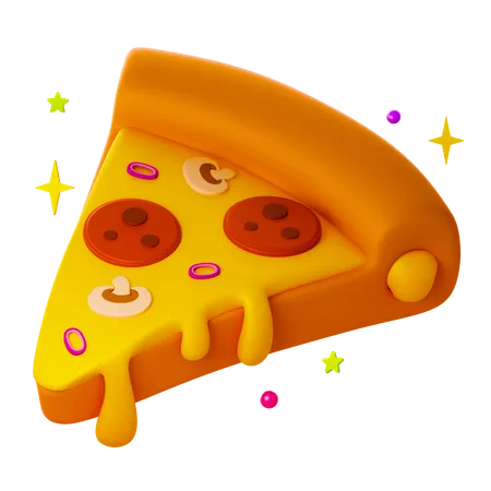 Party Pizza  3D Icon